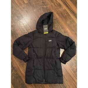 NEW Mountain Hardwear Nevadan Down Parka Women's Winter Jacket Black SZ XS